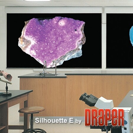 Silhouette Series E Matt White Electric Projection Screen Quiet Motor Size: 72" x 96"